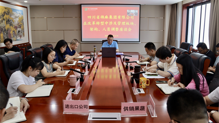 集團(tuán)公司召開在改革轉(zhuǎn)型中涉及管理板塊、架構(gòu)、人員調(diào)整座談會(huì)